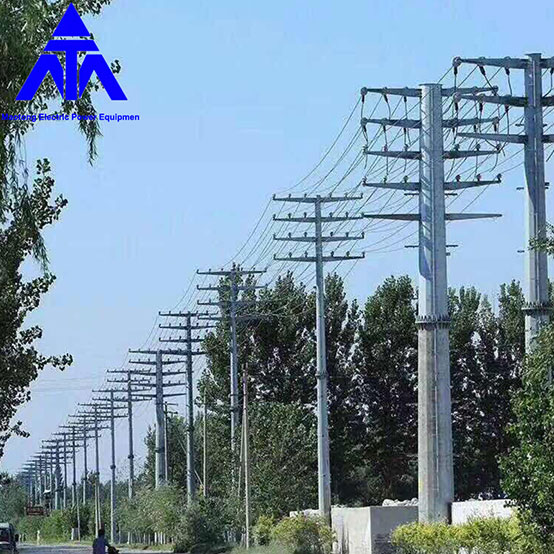 132KV 138KV 230KV مونوپول ٹاور سیلف پول ٹرانسمیشن ٹاور