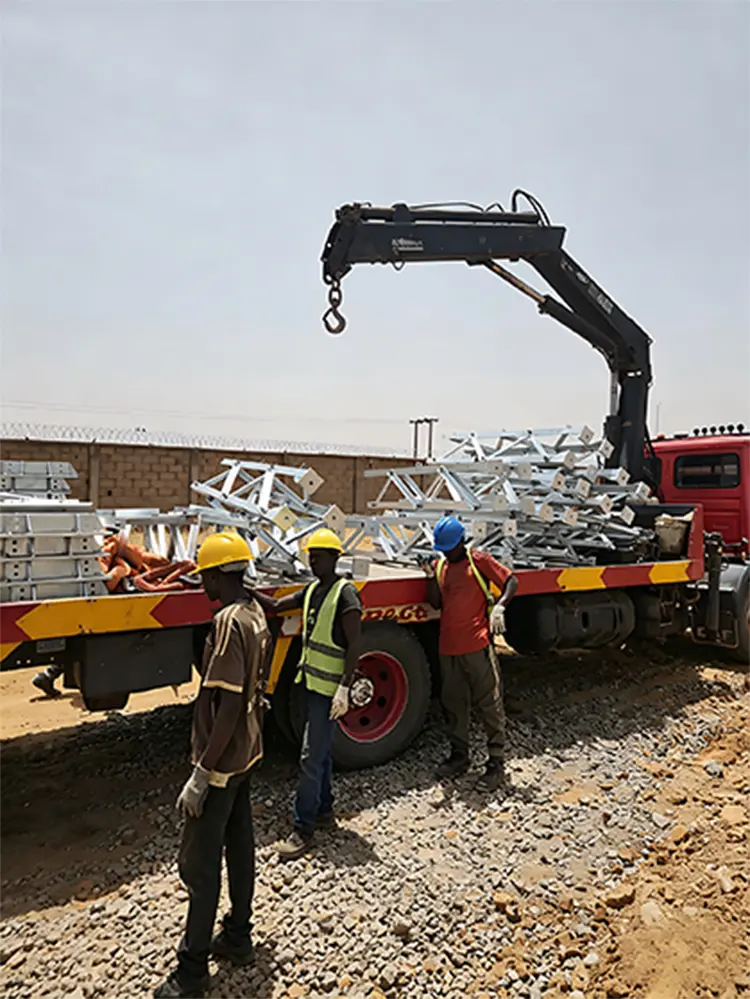 نائجیریا زاریا 330kV سب اسٹیشن پروجیکٹ کے لیے سائٹ پر پیش رفت