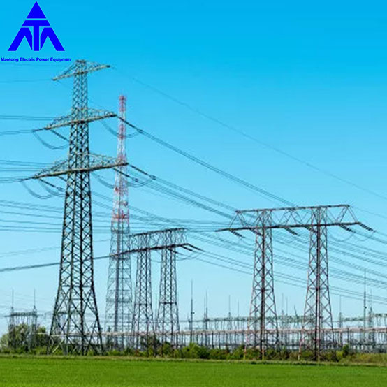 220 KV ہاٹ ڈِپ اینگل جستی سٹیل ہائی وولٹیج الیکٹرک پاور ٹرانسمیشن لائن ٹاور