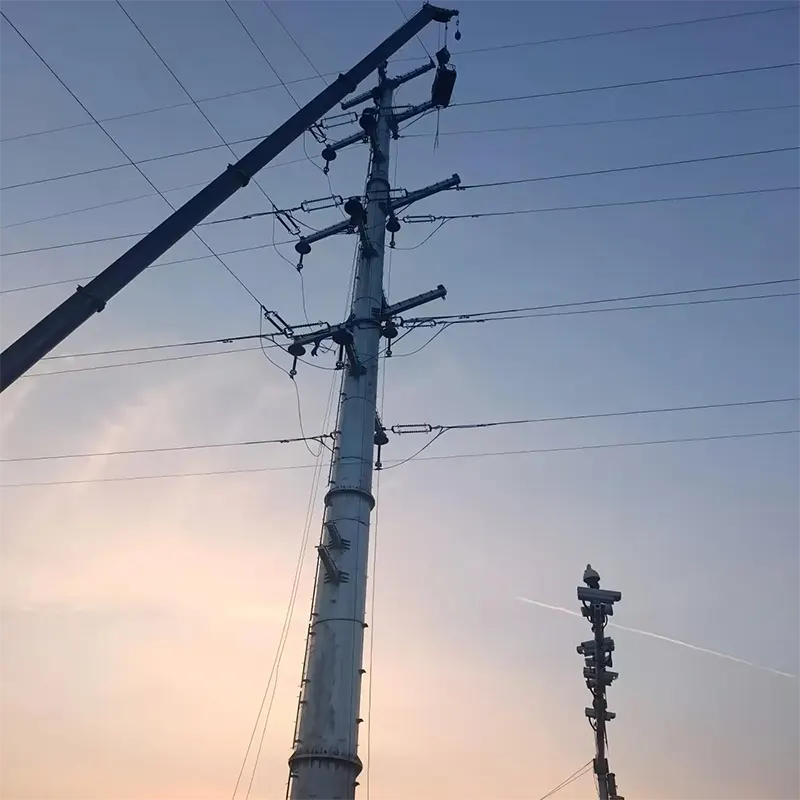 220kV پاور ٹرانسمیشن پائپ ٹاور