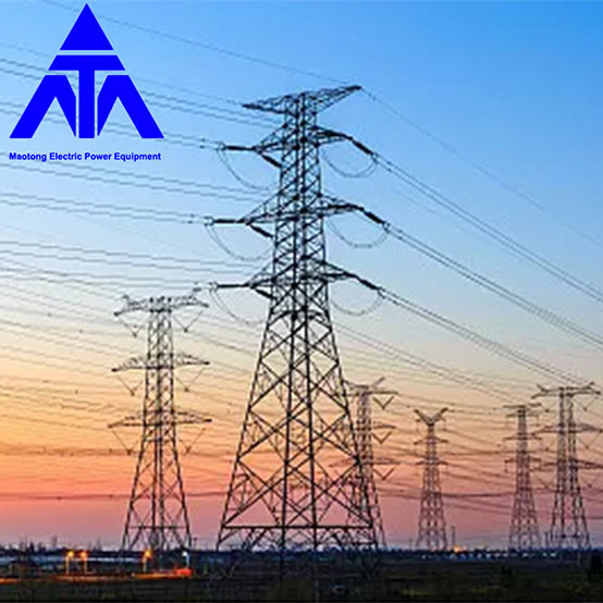 اینگل آئرن الیکٹرک پاور ٹاور Q345 10KV 33KV ٹرانسمیشن لائن