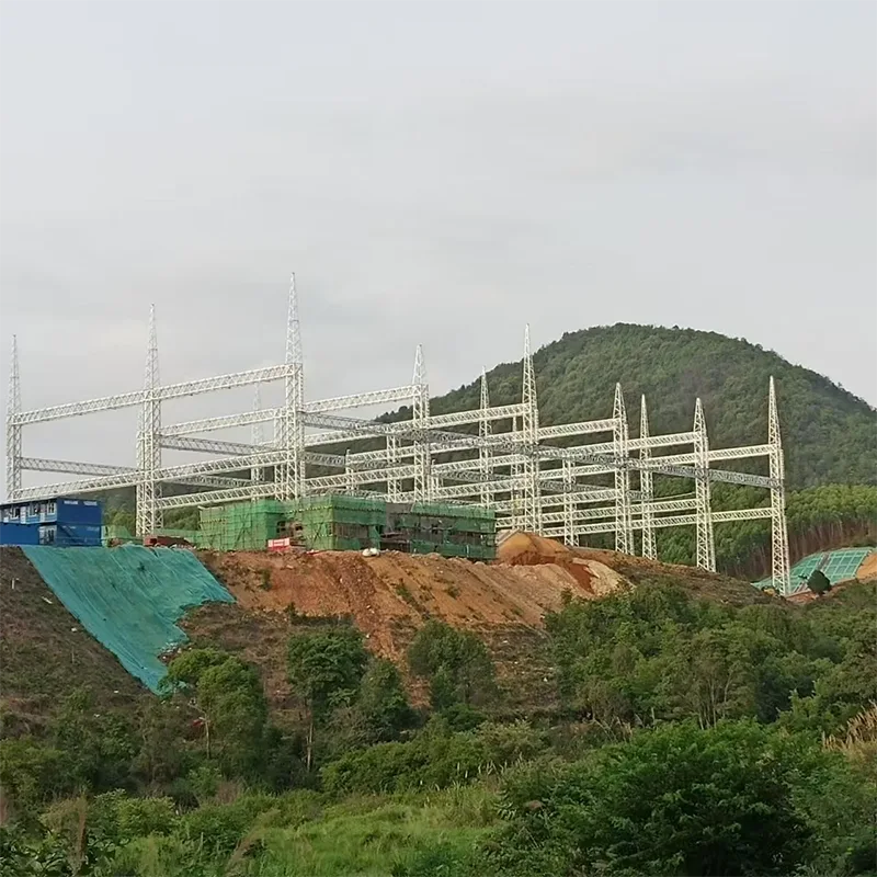 الیکٹریکل ٹرانسمیشن سب سٹیشن سٹیل کے ڈھانچے